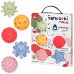 Sensorki Tullo Piłki sensoryczne 5 szt bez dziurki pastelowe